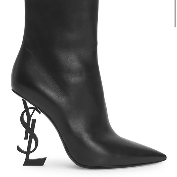 Saint Laurent Opyum Leather Booties size 42 with dust bag - Picture 6 of 11